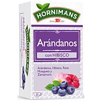 Hornimans infusión de arándanos con hibisco 20 ud