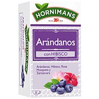 Hornimans infusión de arándanos con hibisco 20 ud