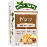 Hornimans infusión maca con jengibre 20 ud
