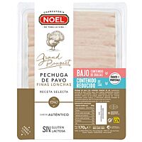 Noel pechuga de pavo finas lonchas 170 g