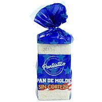 Pantástico pan de molde sin corteza 450 g
