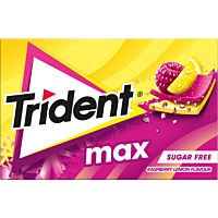 Trident Max chicles de frambuesa y limón 23 g