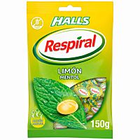 Halls Respiral caramelos de limón sin gluten 150 g