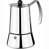 Eterna cafetera acero inoxidable induccion 4 tazas