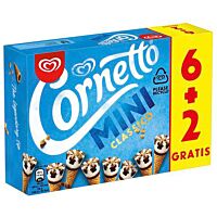 Cornetto mini classico pack 8 x 60 ml