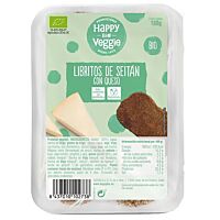 Happy bio libritos seitan y queso 180 gr