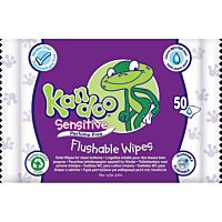 Kandoo toallitas sensitive sin perfume 50 ud
