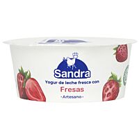 Sandra yogur con fresas 125 g