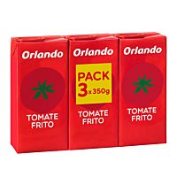 Orlando tomate frito 3 x 350 ml