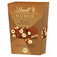 Lindt Nuxor Ballotin bombones de chocolate con leche y avellanas 165 gr