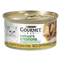 Gourmet nature creations gato rico en pollo 85 g