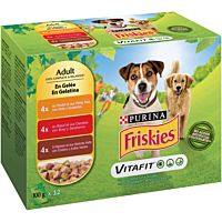 Friskies perro pollo, cordero y buey 12 x 100 g