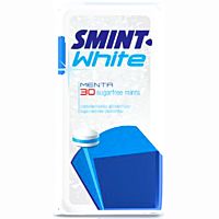 Smint caramelos de menta white sin azúcar 30 uds