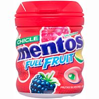Mentos gum chicles de frutas sin azúcar 60 ud