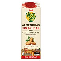 Vivesoy bebida de almendra sin azúcares 1 l