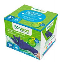Bayeco guante nitrilo azul pack 30 t-m