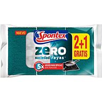 Spontex estropajos zero suciedad 3 ud