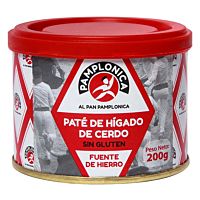 Pamplonica paté de hígado de cerdo sin gluten 200 g