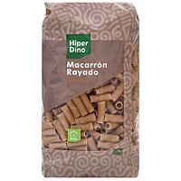 HiperDino macarrón rayado integral 500 g