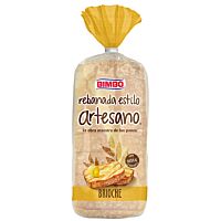 Bimbo pan rebanada estilo artesano brioche 550 g