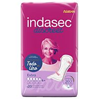 Indasec Discreet compresa extra 20 ud