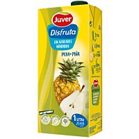 Juver Disfruta bebida de pera y piña sin azúcares añadidos 1 l