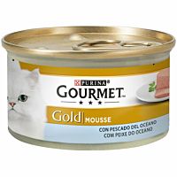 Purina Gourmet Gold mousse pescado 85 gr