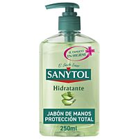 Sanytol jabón de manos hidralcohólico 250 ml