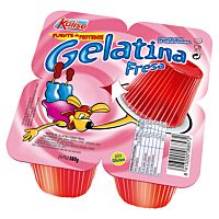 Kalise gelatina sabor fresa 4 x 100 g