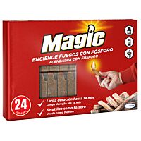 Magic enciende fuegos con fósforos 24 ud