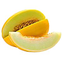 Melón amarillo partido