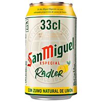 San miguel cerveza radler 33 cl