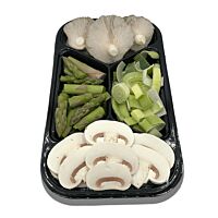 Revuelto de setas, espárragos y champiñones 200 g