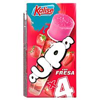 Kalise aúpa helado fresa pack-4x105 ml