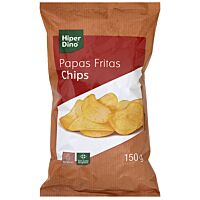 HiperDino papas fritas tradicionales 150 g