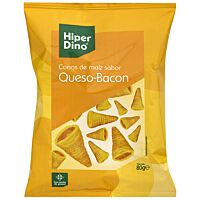 HiperDino conos de maiz sabor queso y bacon 80 g