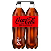 Coca-Cola refresco de cola zero 2 x 2 l COCA COLA