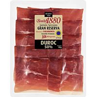 Boadas jamón serrano gran reserva 50 % duroc 80 g