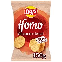 Lay´s Horno papas fritas al punto de sal 150 g
