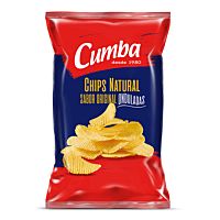 Cumba papas fritas onduladas sabor original 160 g