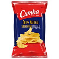 Cumba papas fritas onduladas sabor original 160 g