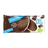 Bicentury tortitas de arroz integral con chocolate negro sin azúcar 4 x 2 ud
