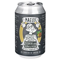Maeloc sidra de piña y pera 33 cl