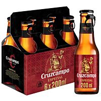 Cruzcampo cerveza especial 6 x 20 cl
