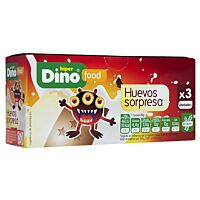 HiperDino huevo de chocolate sorpresa 3 x 60 g
