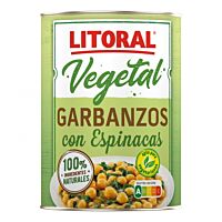 Litoral garbanzos con espinacas 425 g