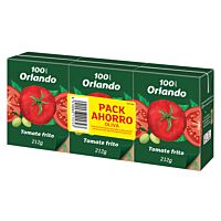 Orlando tomate frito con aceite de oliva 3 x 212 ml