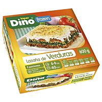 HiperDino lasaña vegetal caja 2 x 300 g