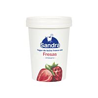 Sandra yogur con fresas vaso 500 g