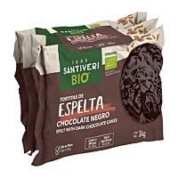 Santiveri tortitas de espelta choco 3 x 34 g